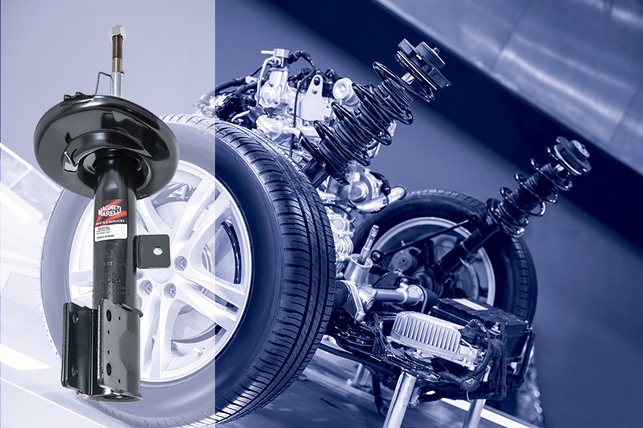 suspension system of the car